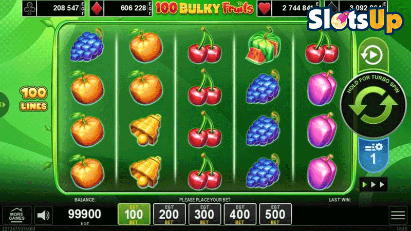 100 Bulky Fruits