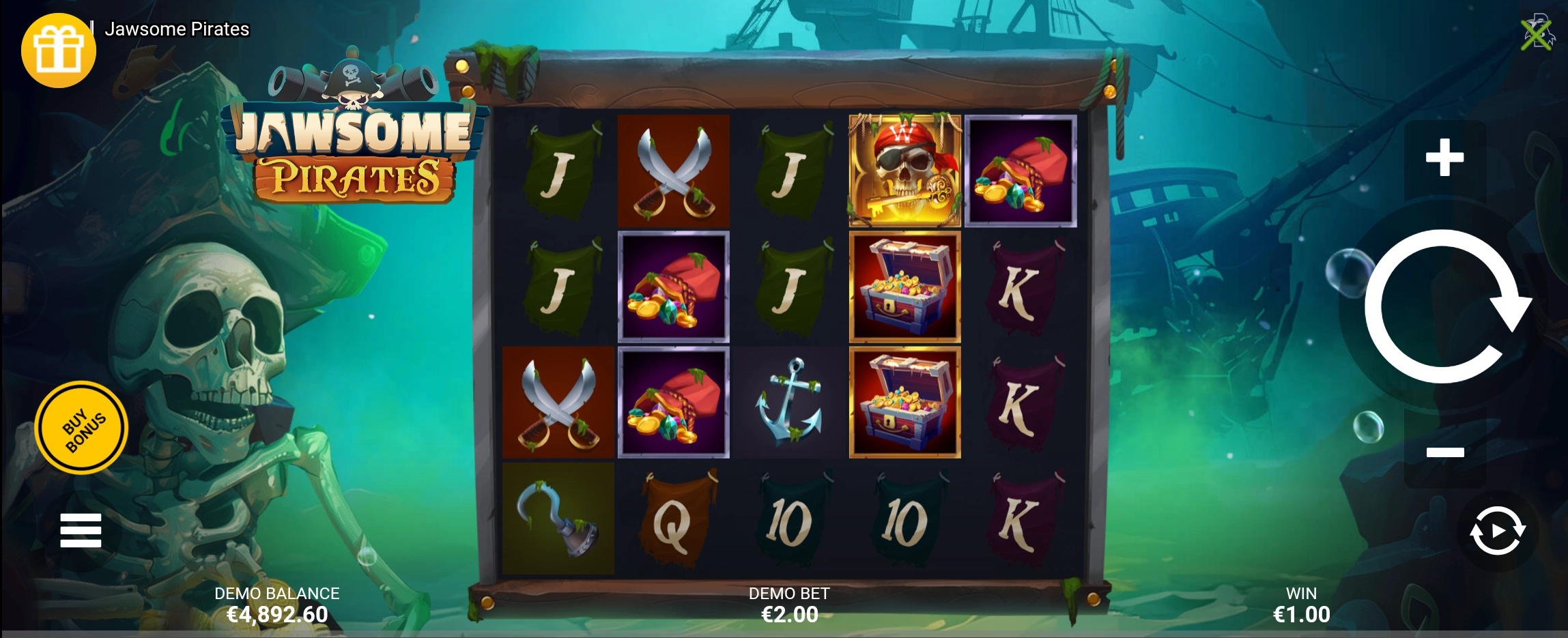 Jawsome Pirates 100 Spins