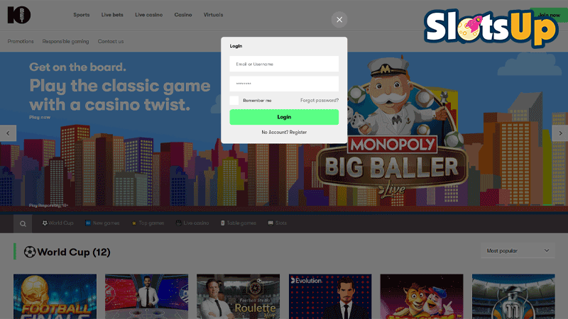 10Bet Casino Login