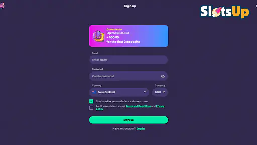WinSpirit Casino Registration Step 2