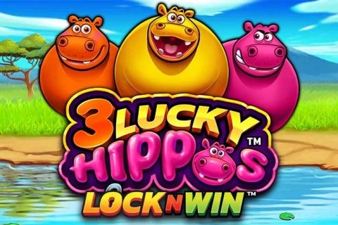 3 Lucky Hippos Free Slot