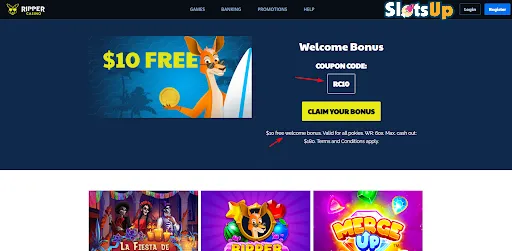 Ripper Casino Sign Up Bonus 2