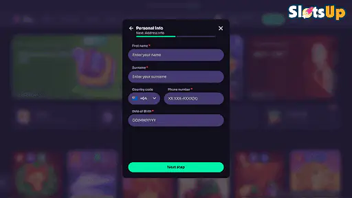 WinSpirit Casino Registration Step 3