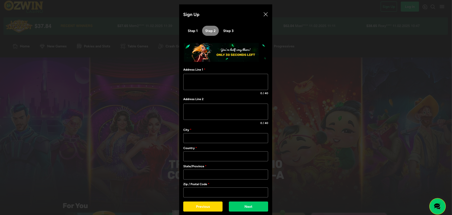 $5 No Deposit Bonus   Step 2