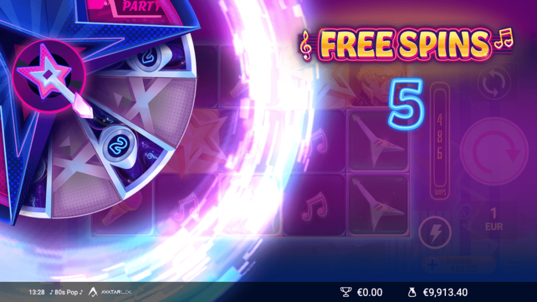 80sPop Free Spins 