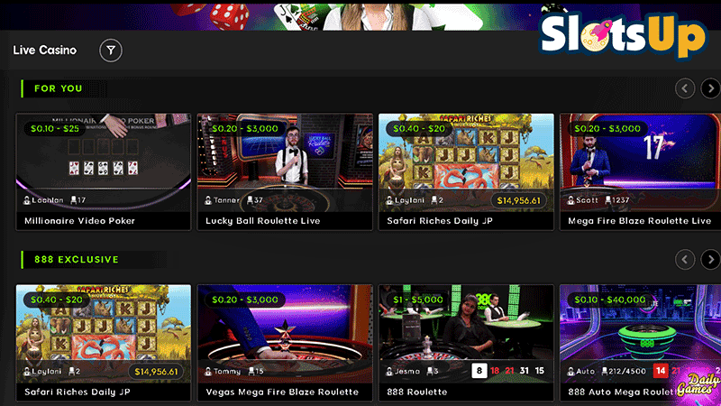 888 Live Casino