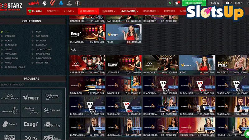 888Starz Live Casino