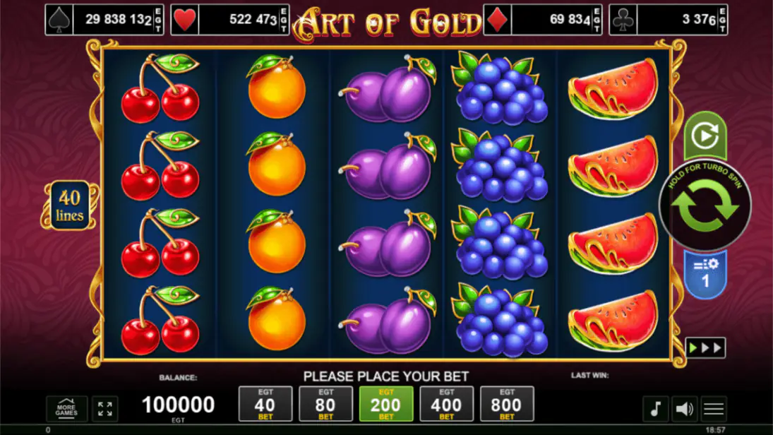 Art Of Gold Base Game 