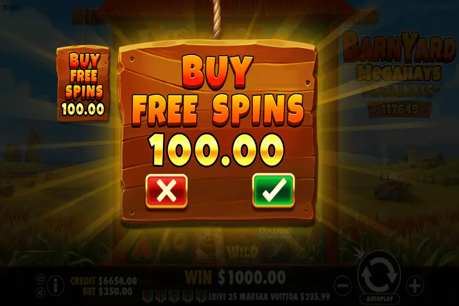 Barnyard Megahays Megaways Buy Free Spins 