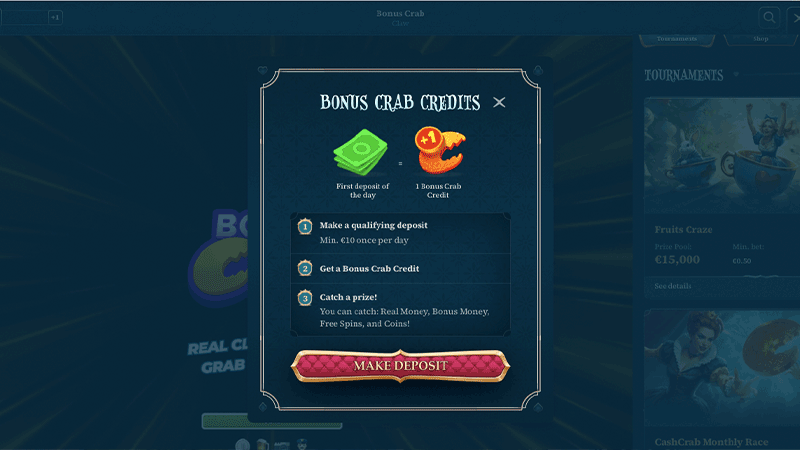 BetAlice Bonus Crab