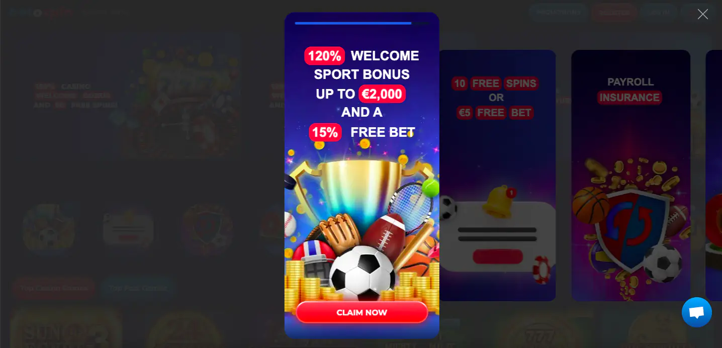 BetOspin Casino Bonus