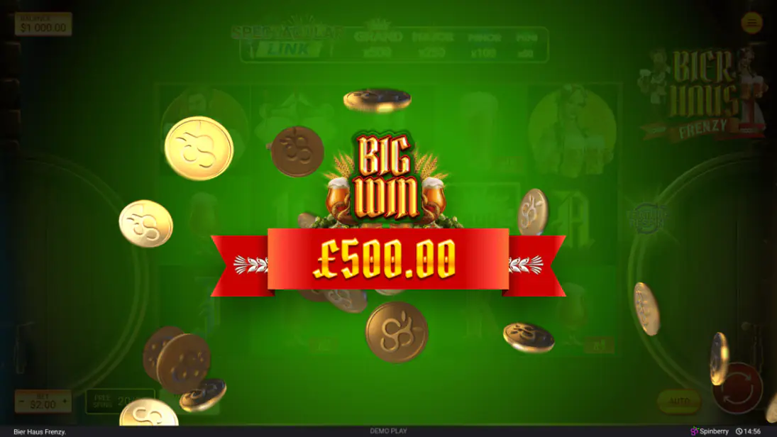 Bier Haus Frenzy Big Win 