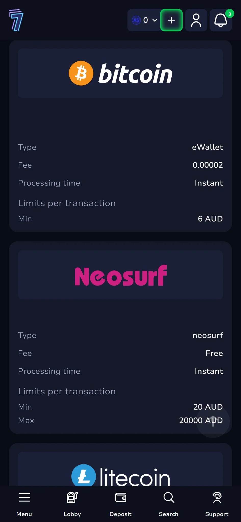 Bitcoin Screenshot 3