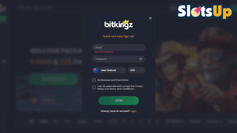 Bitkingz Login