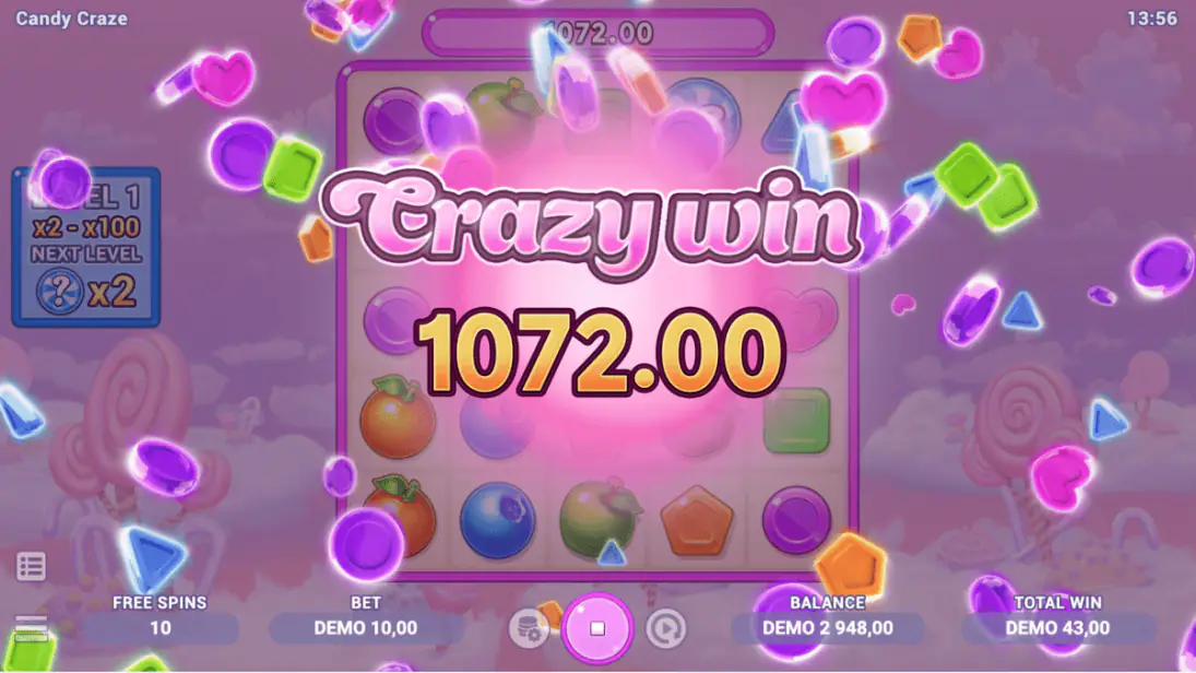 Candy Craze Crazy Win 