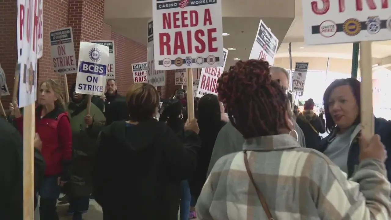 Casino Workers On Strike 