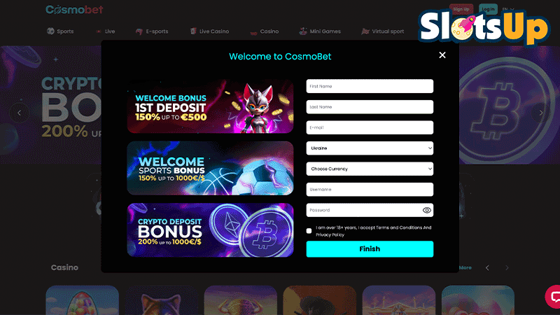 Cosmobet Login