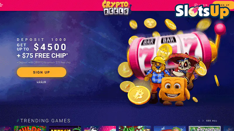 CryptoReels Login