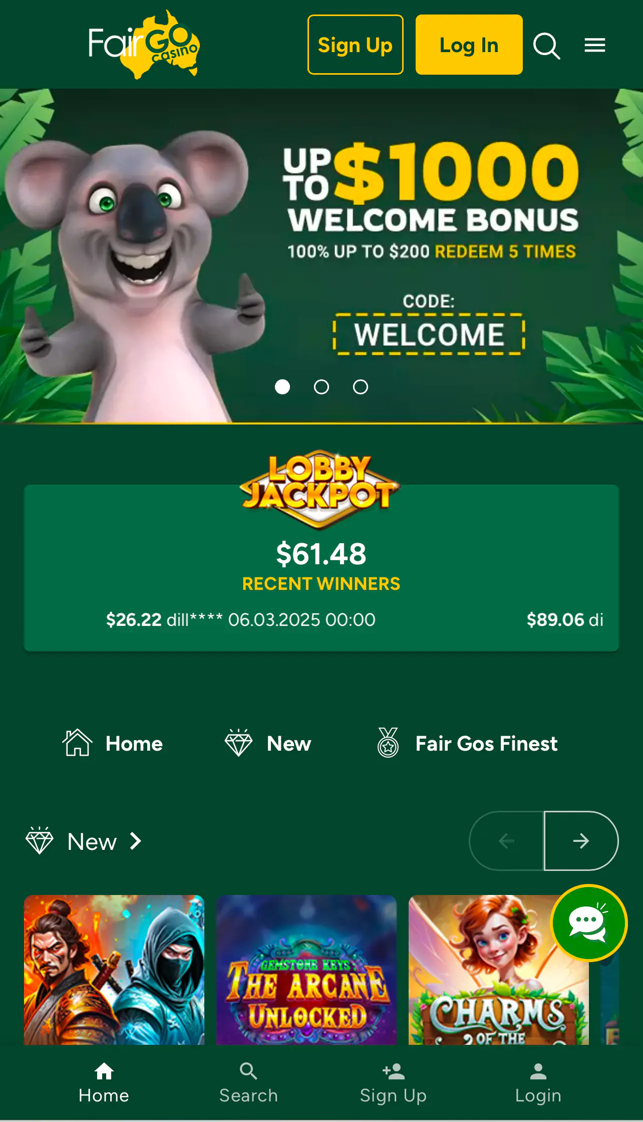 Fair Go Casino Mobile App