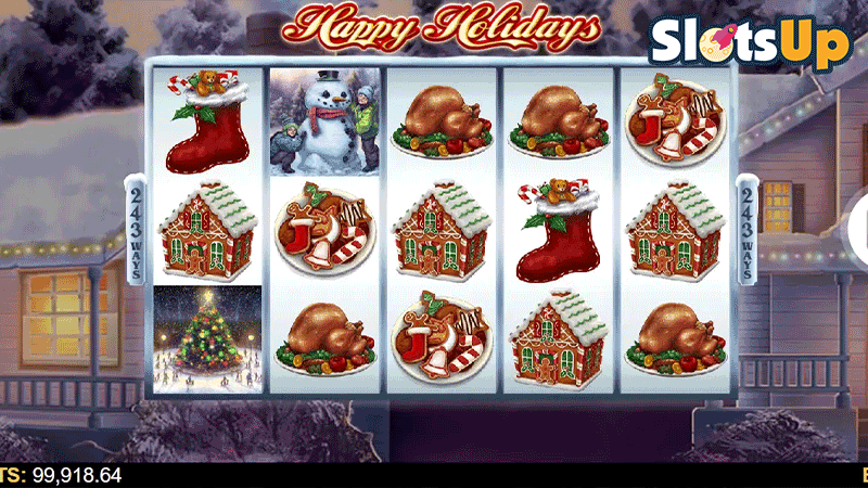 Happy Holidays 100 Spins