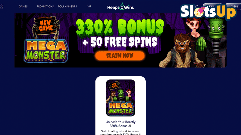 Heaps O Wins Welcome Bonus