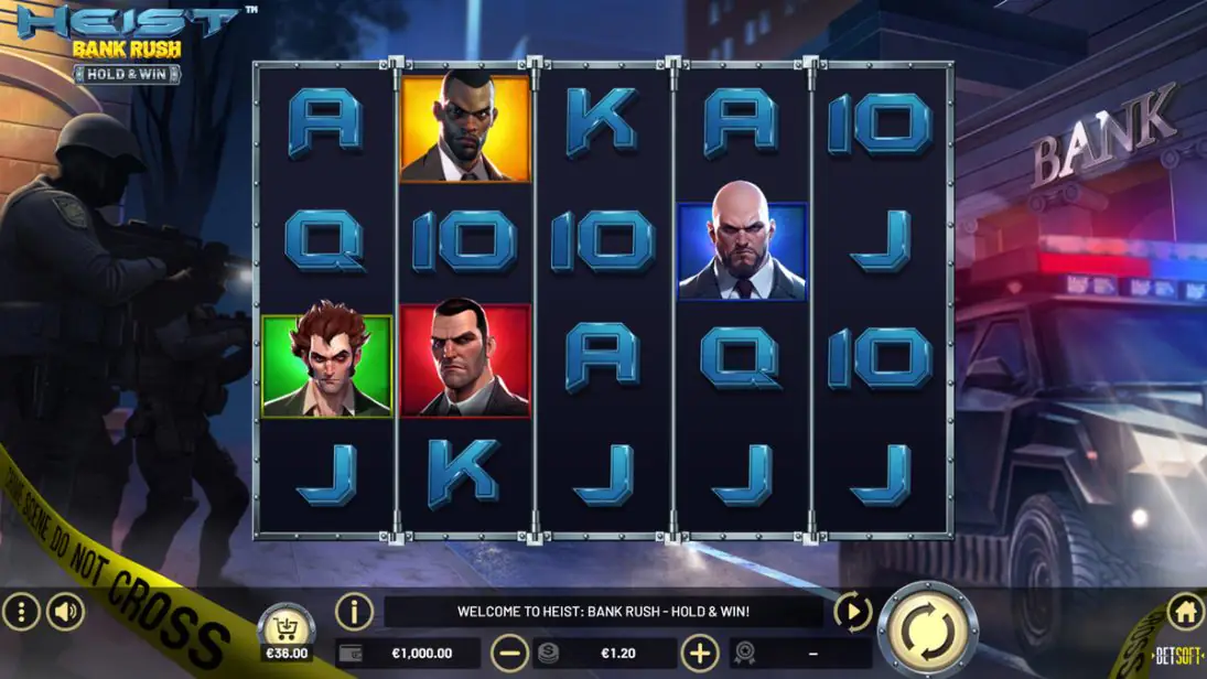 Heist Bank Rush Main Game 