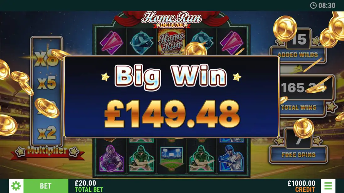 Home Run Deluxe Big Win 