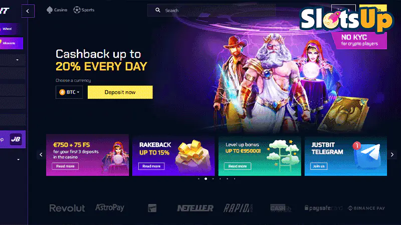 JustBit Sign Up Step 1