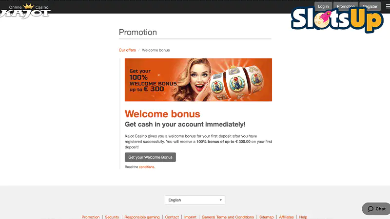 Kajot Welcome Bonus