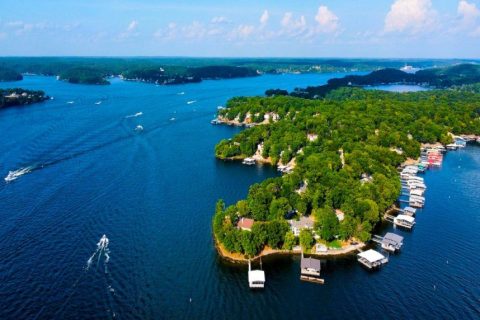 Lake Of The Ozarks In Missouri 