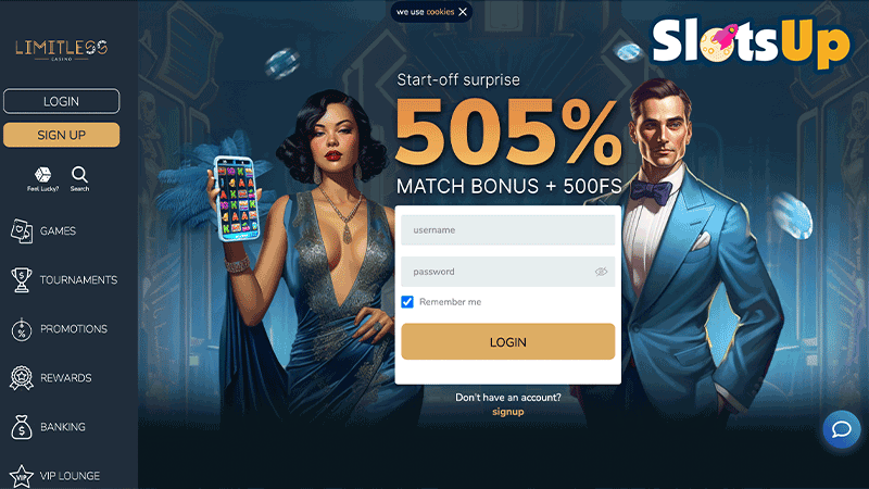 Limitless Casino Login