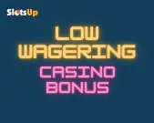 Low wagering casino bonus 