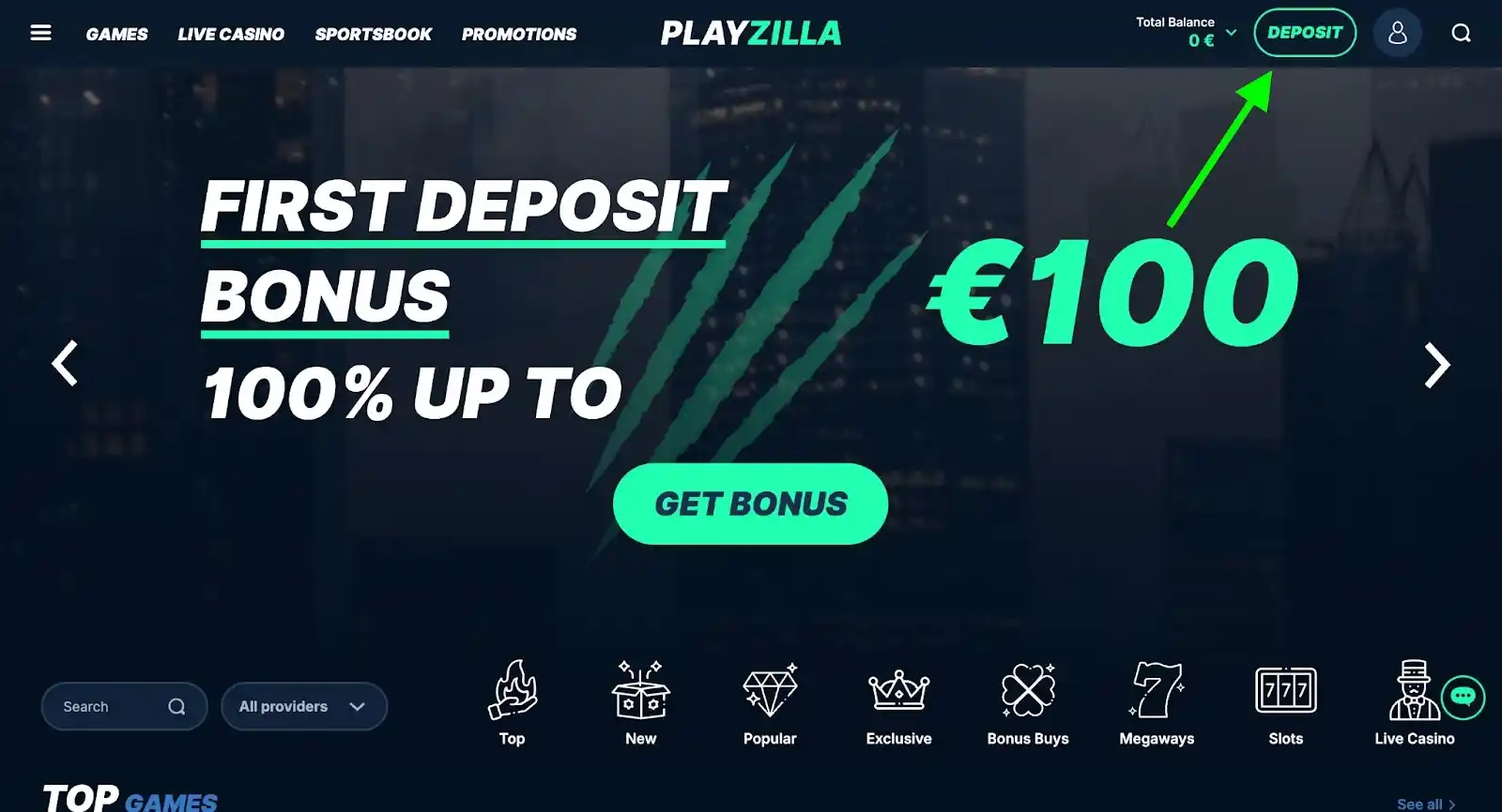 Mastercard Deposit Screenshot 1