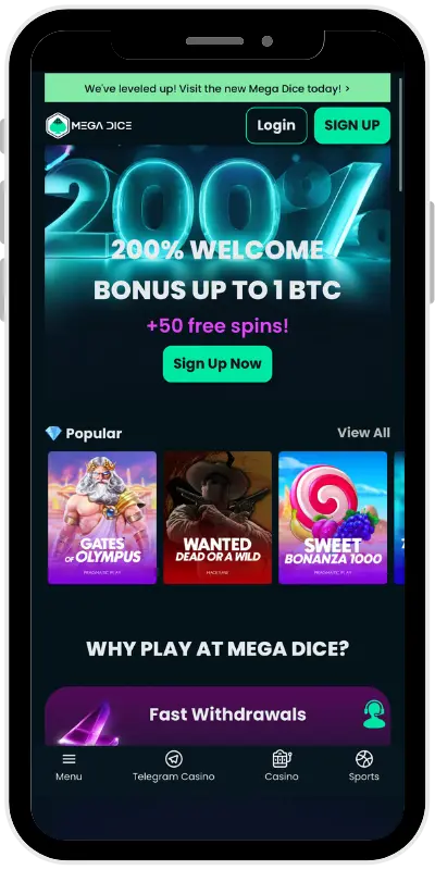 Mega Dice Mobile