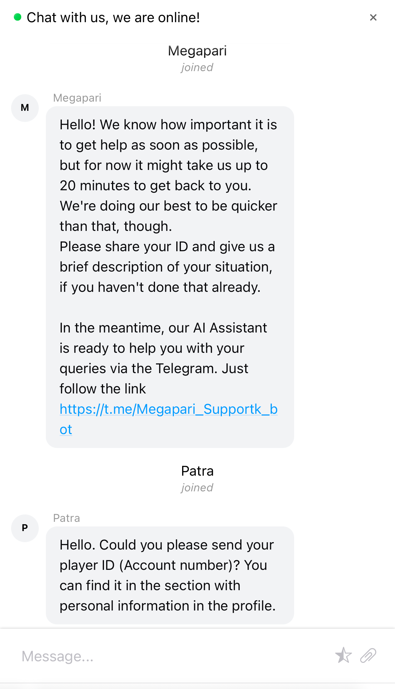 MegaPari Chat 2