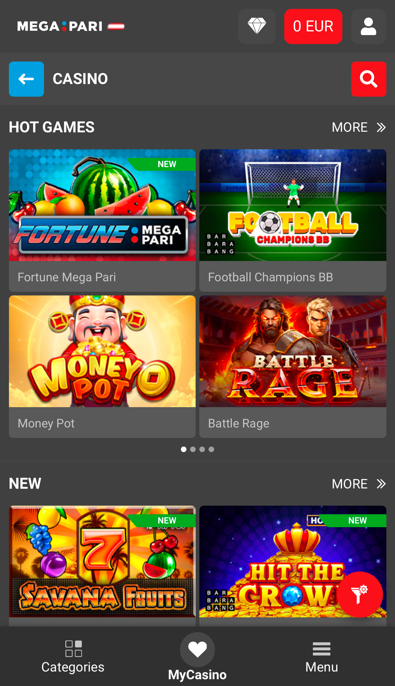MegaPari Games 1