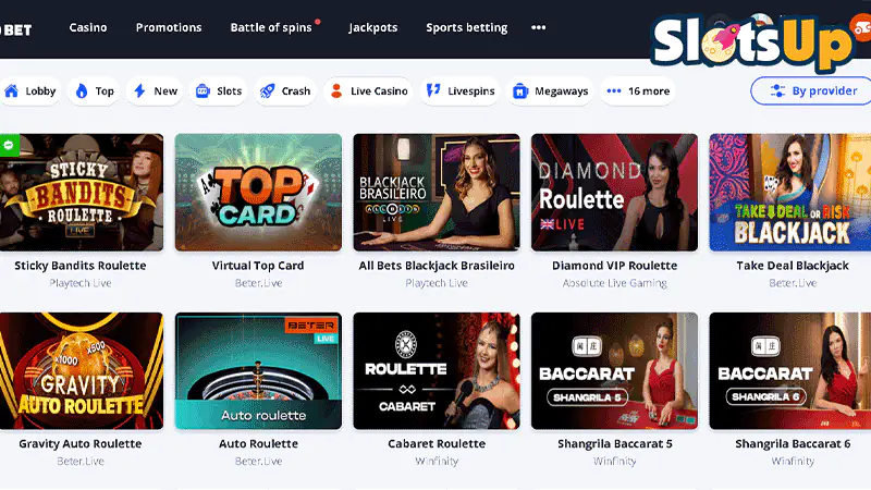 Mr Bet Live Games
