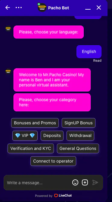 MrPacho Support 2