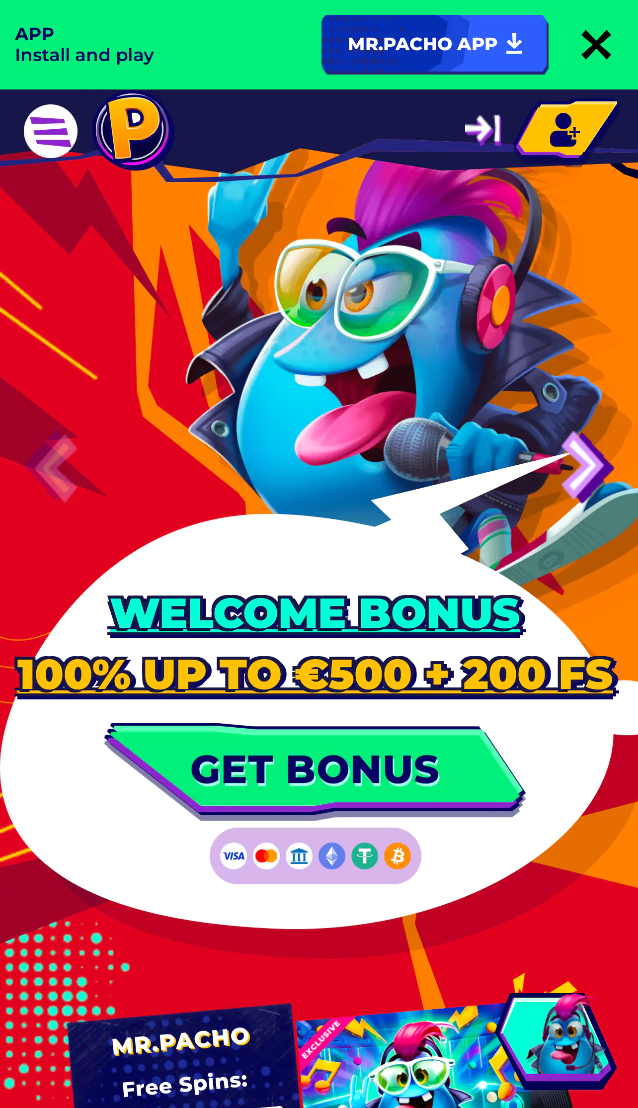 MrPacho Casino App 1