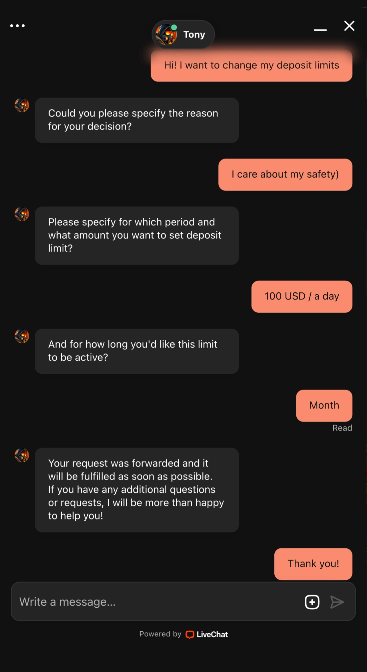 National Casino Live Chat