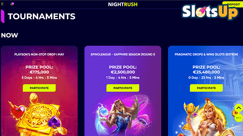 NightRush Tournaments