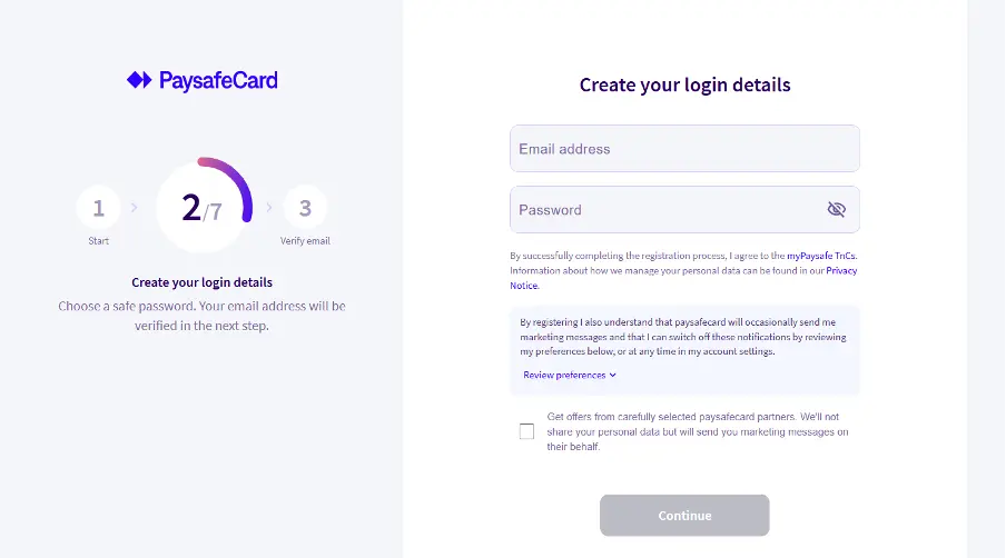 Paysafecard Casino Deposit Screen 6