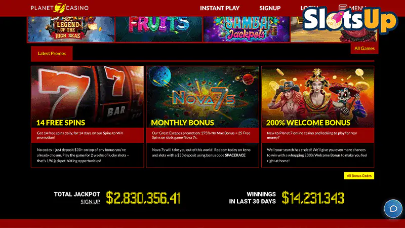 Planet 7 Casino Promotions