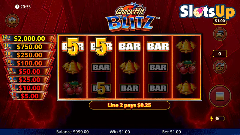 Quick Hit Blitz Red