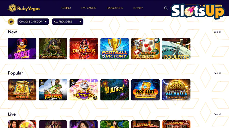 Ruby Vegas Games