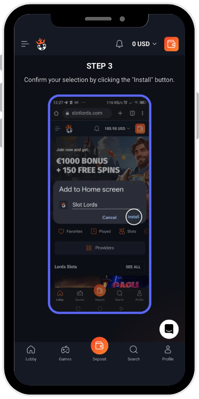 SlotLords Mobile App