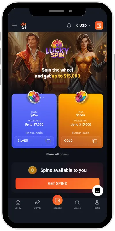 SlotLords Lucky Spins