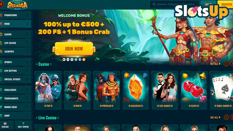 Spinanga Login