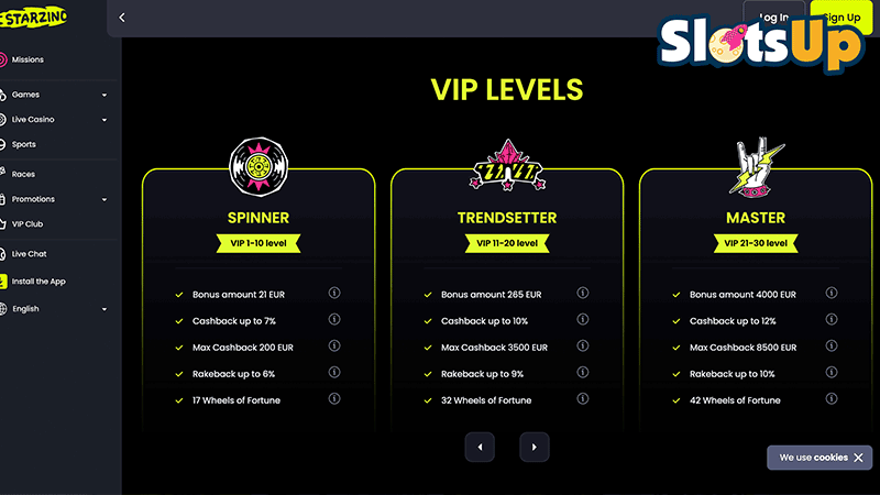 Starzino Vip Program