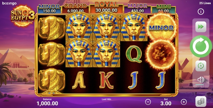 Sun Of Egypt 3 Slot